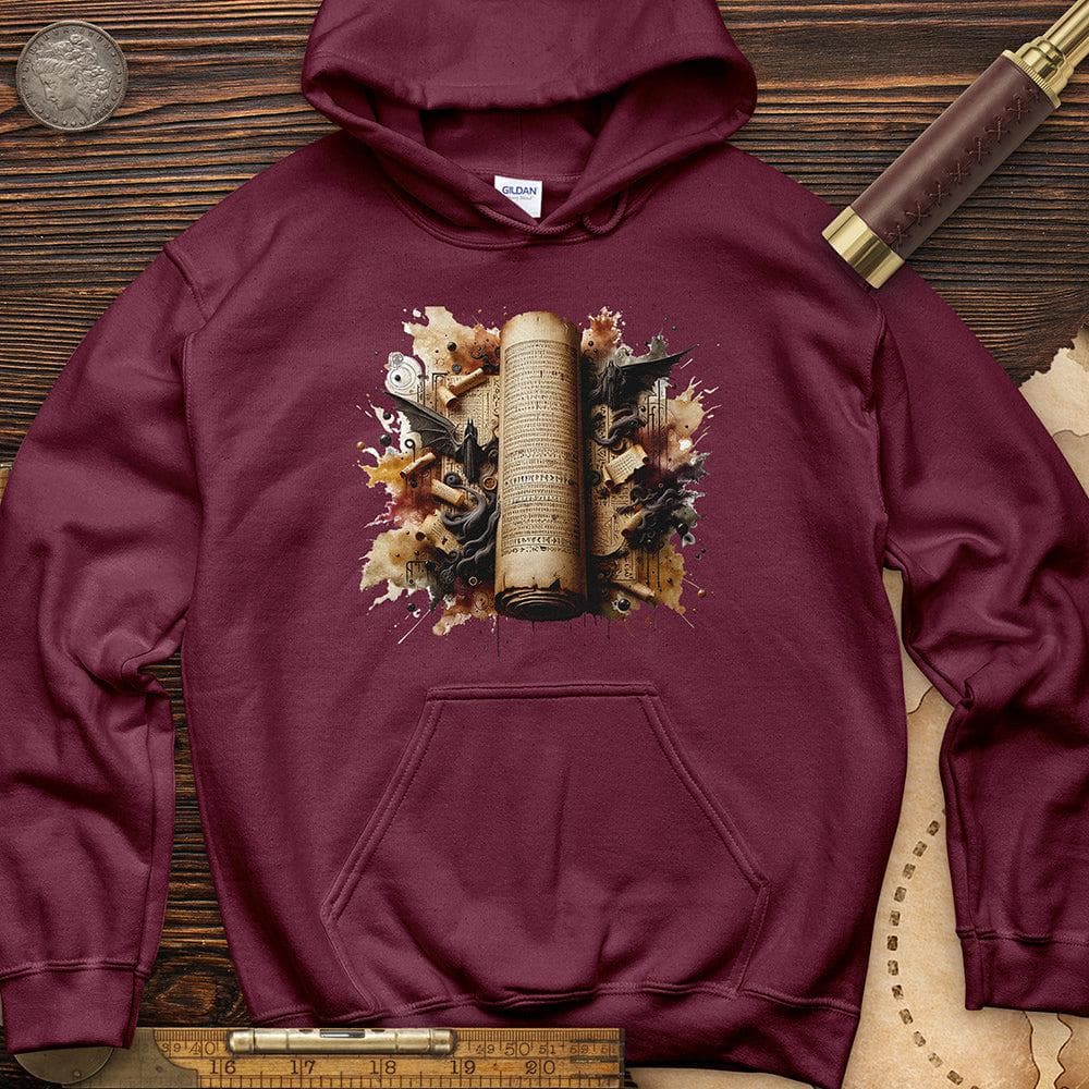 Aged Parchment Scroll Hoodie T-Shirts, Sweatshirt | ZylaModa.com (Image 2)
