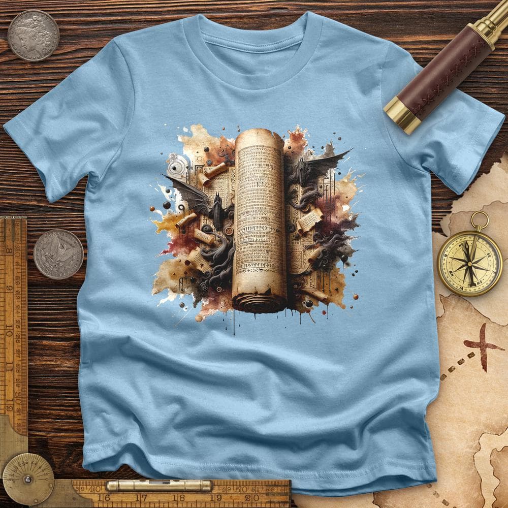 Aged Parchment Scroll T-Shirt Hoodie, Sweatshirt | ZylaModa.com (Image 3)