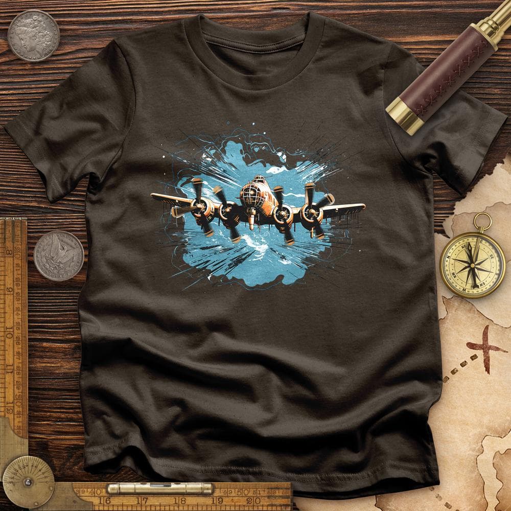 Airplane Flying T-Shirt Hoodie, Sweatshirt | ZylaModa.com (Image 4)