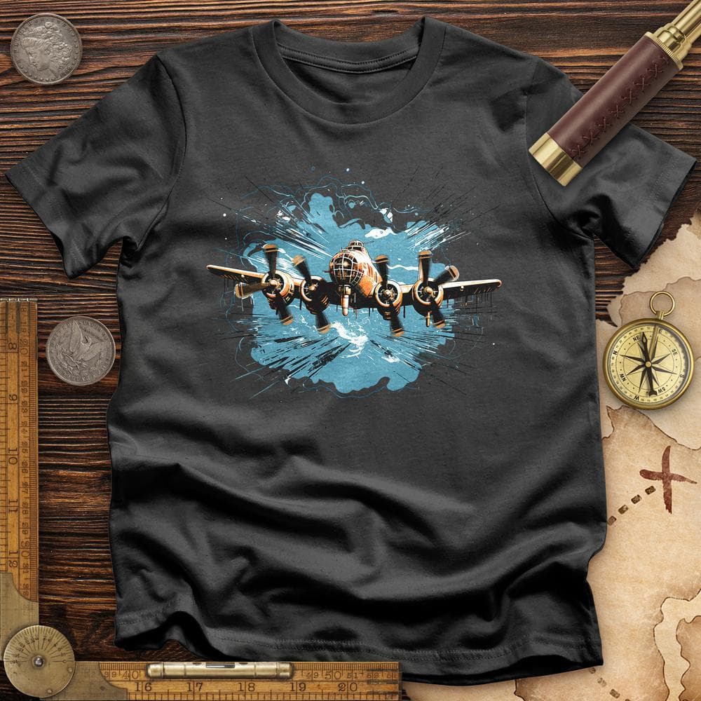 Airplane Flying T-Shirt Hoodie, Sweatshirt | ZylaModa.com (Image 3)
