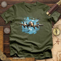 Airplane Flying T-Shirt Hoodie, Sweatshirt | ZylaModa.com (Image 1)