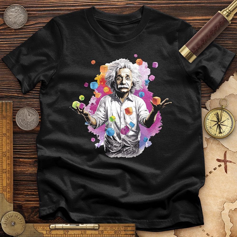 Albert Play With Cubes Premium QualityTee T-Shirts, Hoodie, Sweatshirt | ZylaModa.com (Image 3)
