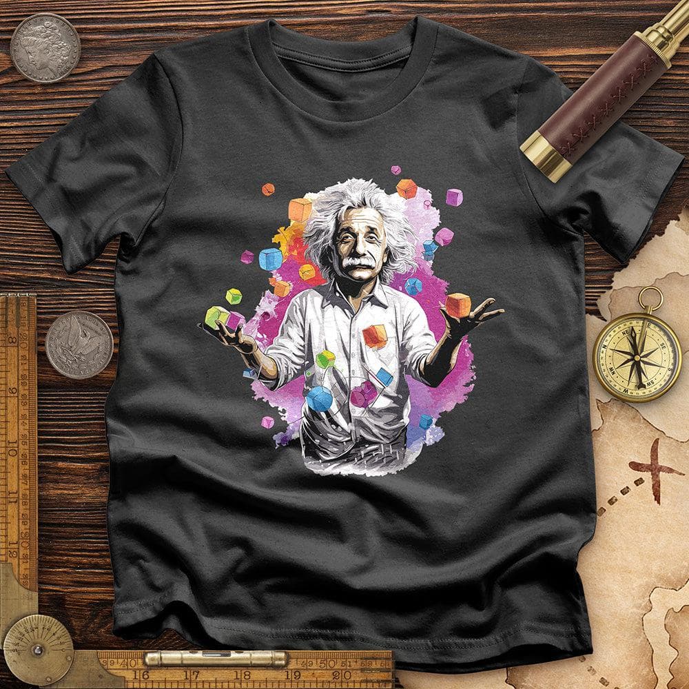 Albert Play With Cubes T-Shirt Hoodie, Sweatshirt | ZylaModa.com (Image 3)