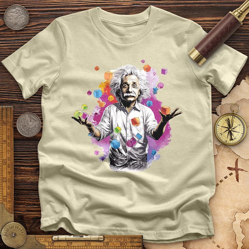 Albert Play With Cubes T-Shirt Hoodie, Sweatshirt | ZylaModa.com (Image 2)