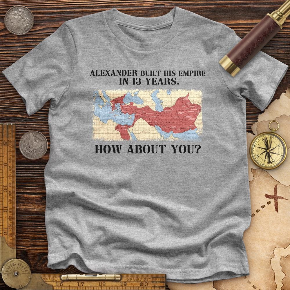 Alexander Conquered Premium Quality Tee Hoodie, Sweatshirt | ZylaModa.com (Image 2)