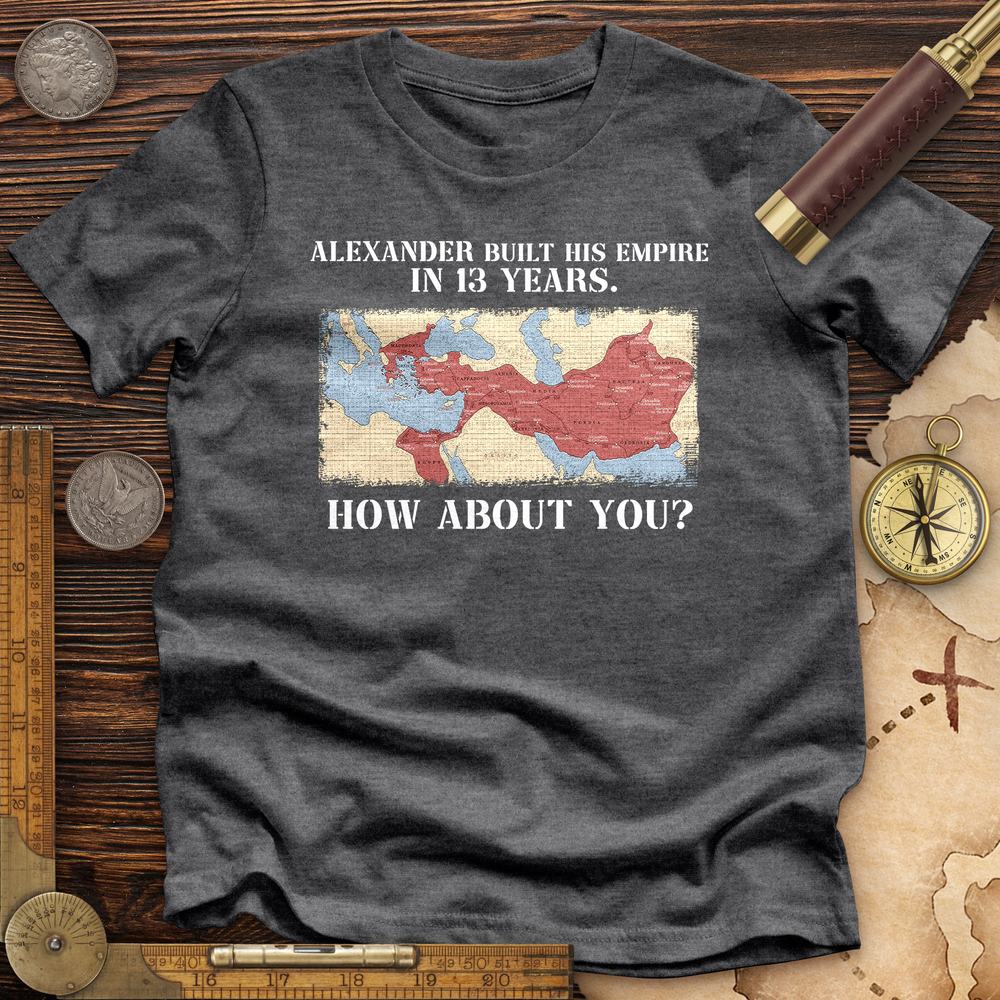 Alexander Conquered Premium Quality Tee Hoodie, Sweatshirt | ZylaModa.com (Image 4)