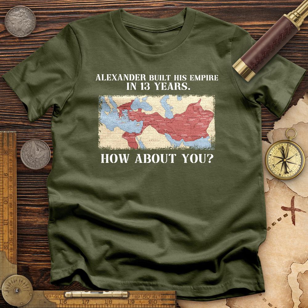 Alexander Conquered T-Shirt Hoodie, Sweatshirt | ZylaModa.com (Image 4)