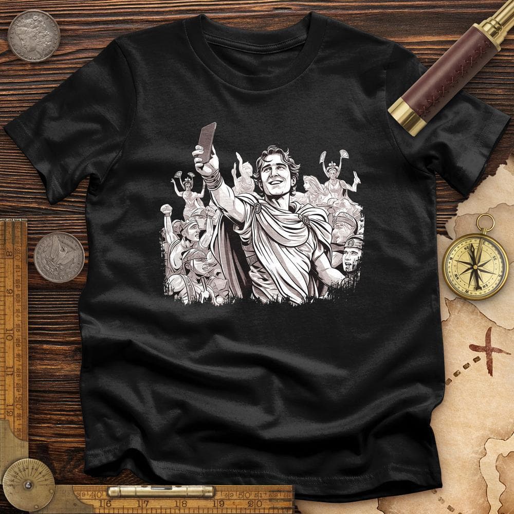 Alexander The Great Selfie Premium Quality Tee Hoodie, Sweatshirt | ZylaModa.com (Image 4)