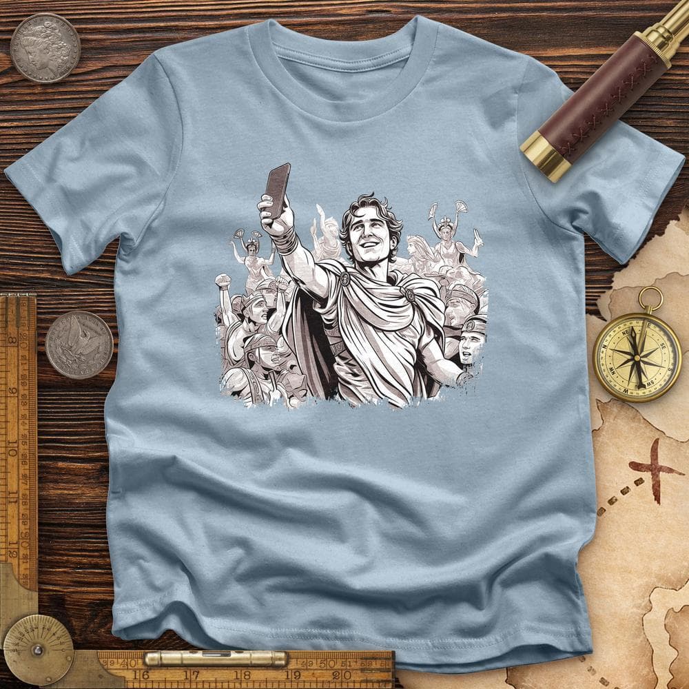 Alexander The Great Selfie Premium Quality Tee Hoodie, Sweatshirt | ZylaModa.com (Image 1)