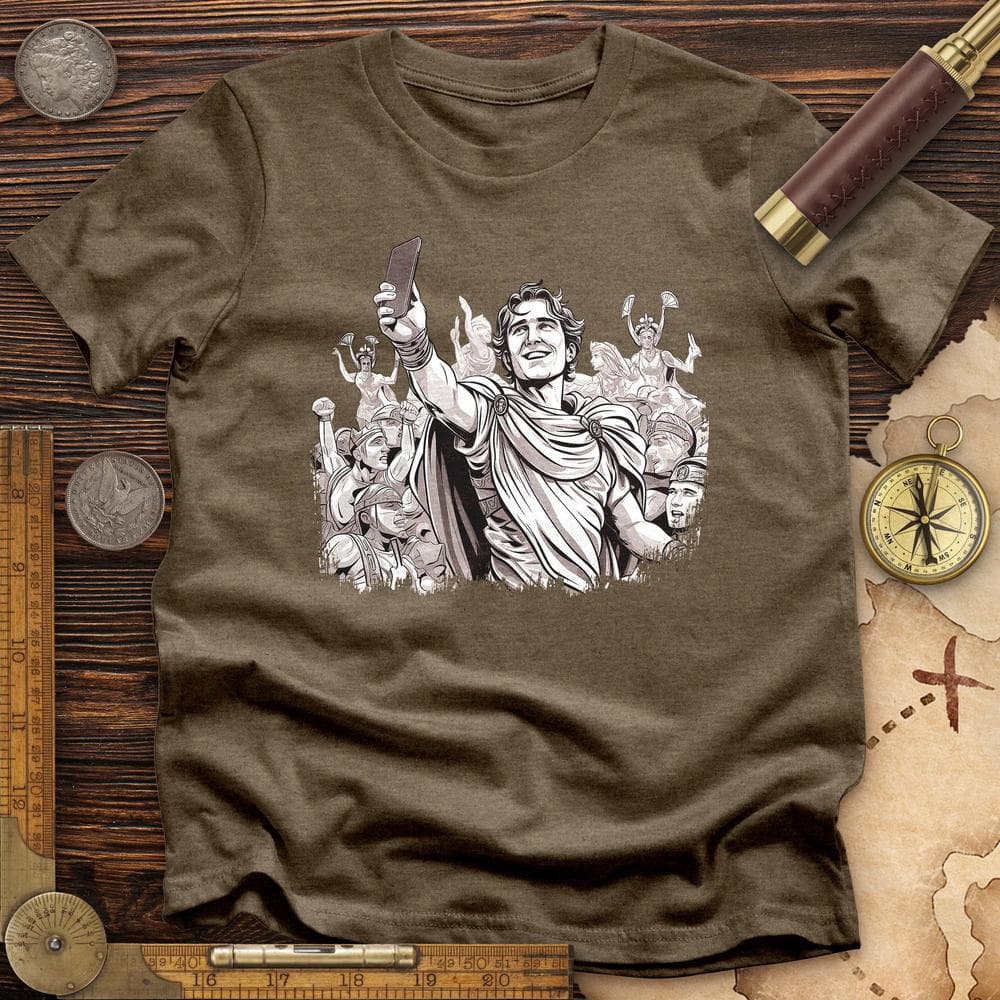 Alexander The Great Selfie Premium Quality Tee Hoodie, Sweatshirt | ZylaModa.com (Image 2)