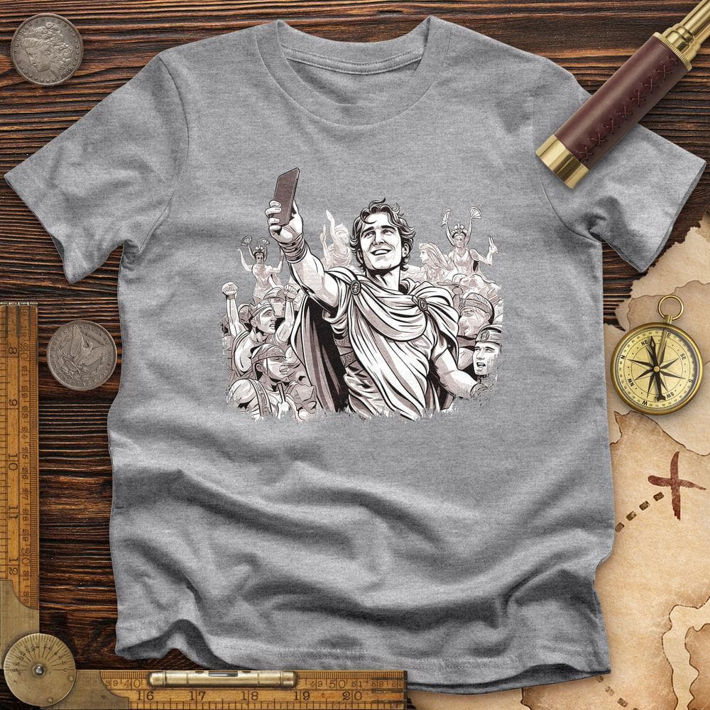 Alexander The Great Selfie Premium Quality Tee Hoodie, Sweatshirt | ZylaModa.com (Image 3)