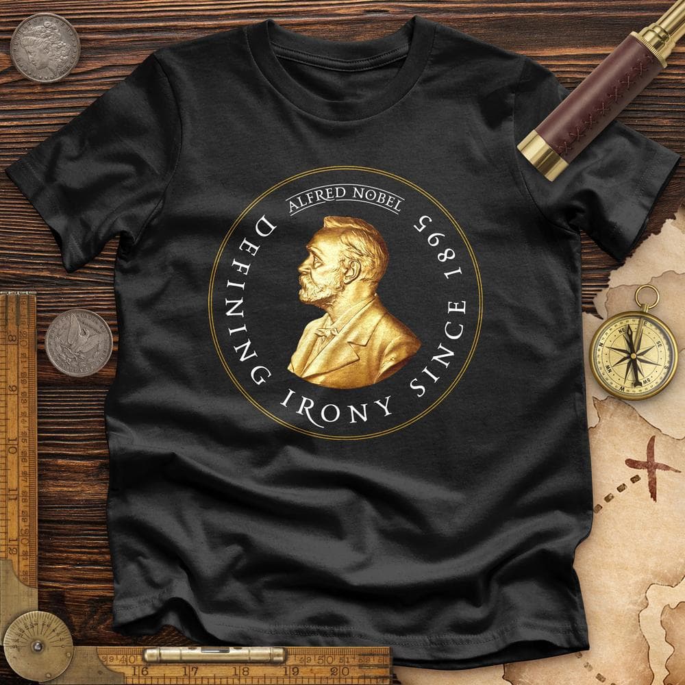 Alfred Nobel Premium Quality Tee Hoodie, Sweatshirt | ZylaModa.com (Image 3)