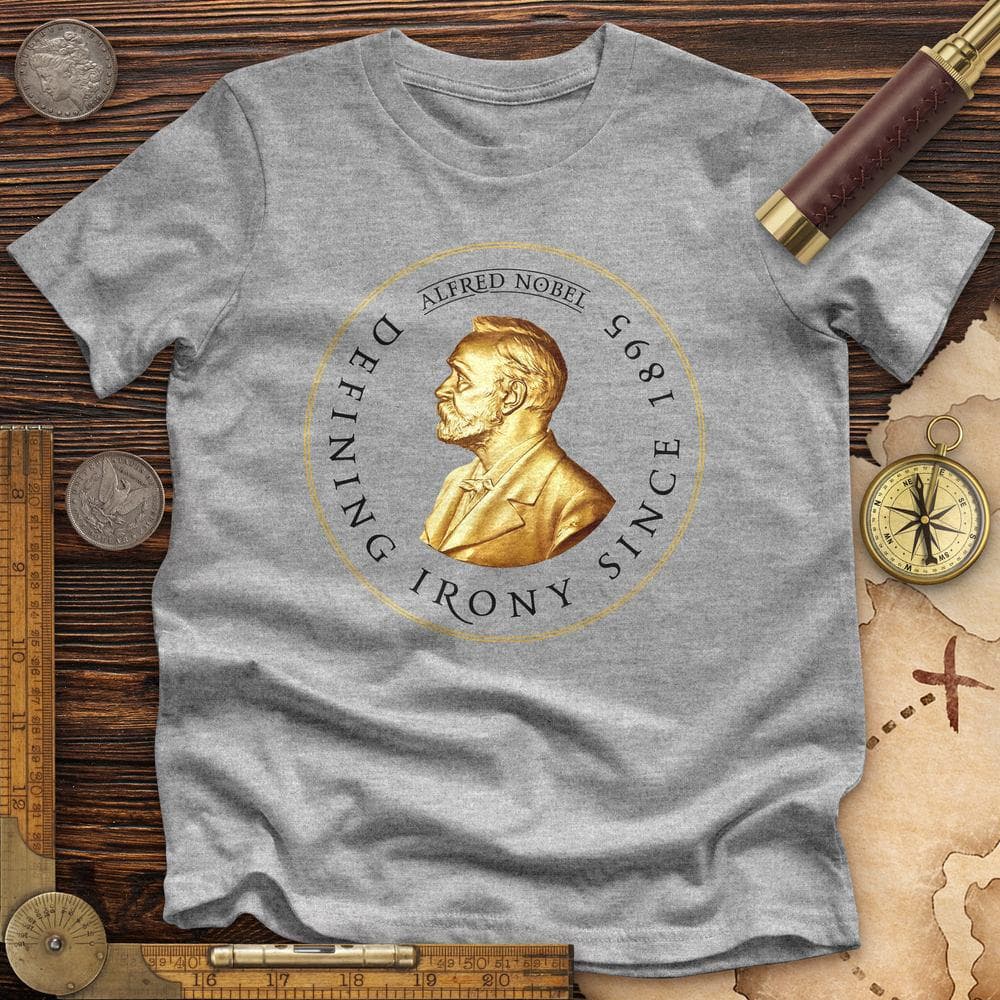 Alfred Nobel Premium Quality Tee Hoodie, Sweatshirt | ZylaModa.com (Image 2)