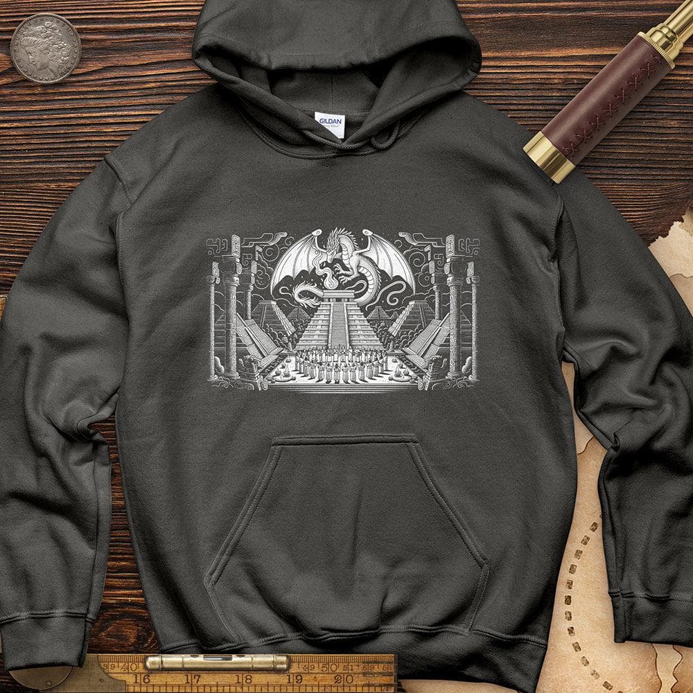 Dragon Skull Black And White Poste Hoodie T-Shirts, Sweatshirt | ZylaModa.com (Image 2)
