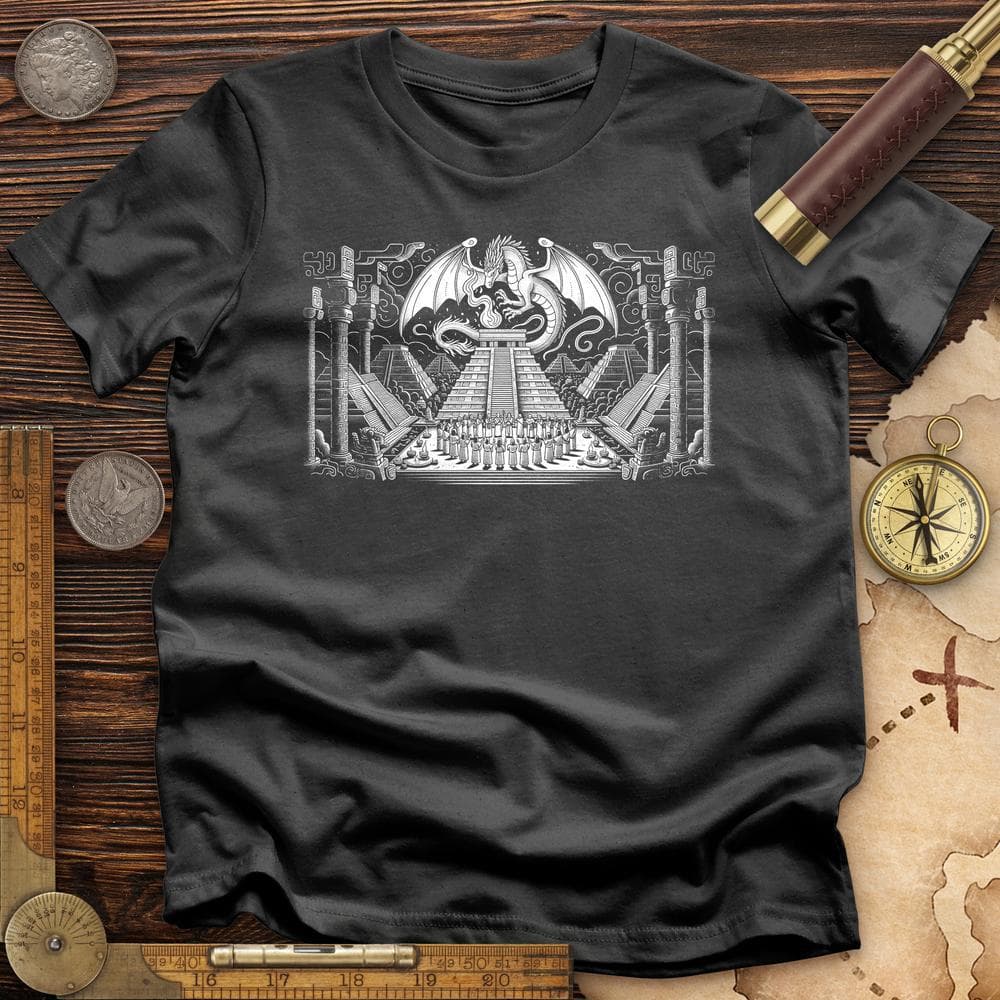 Dragon Skull Black And White Poste T-Shirt Hoodie, Sweatshirt | ZylaModa.com (Image 3)