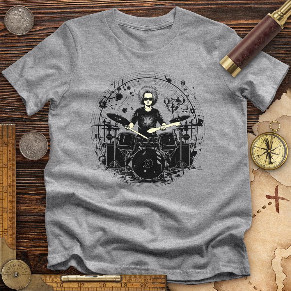 Drummer Premium Quality Tee Hoodie, Sweatshirt | ZylaModa.com (Image 2)