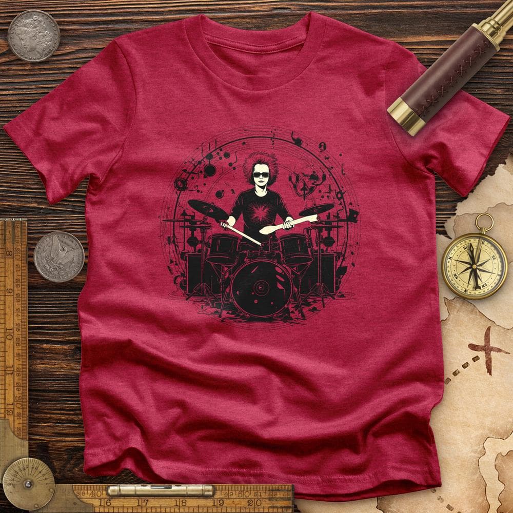 Drummer Premium Quality Tee Hoodie, Sweatshirt | ZylaModa.com (Image 3)
