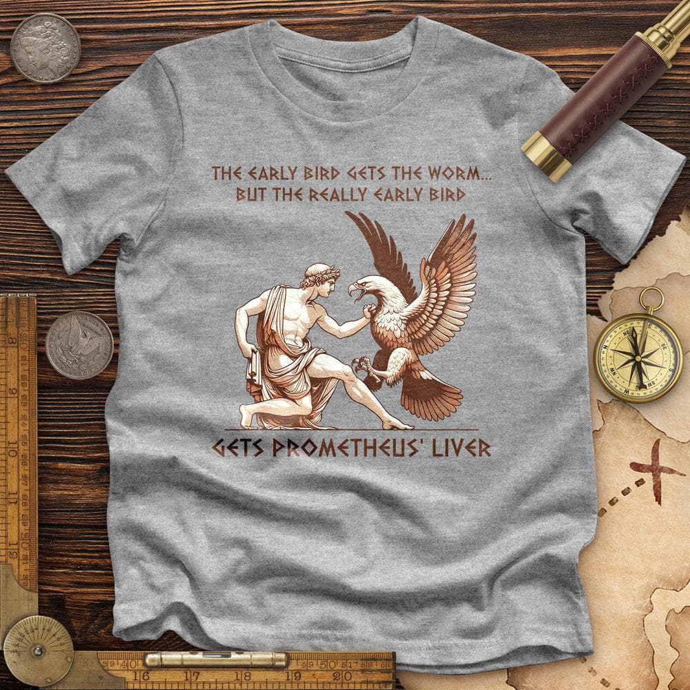 Early Bird Premium Quality Tee Hoodie, Sweatshirt | ZylaModa.com (Image 3)