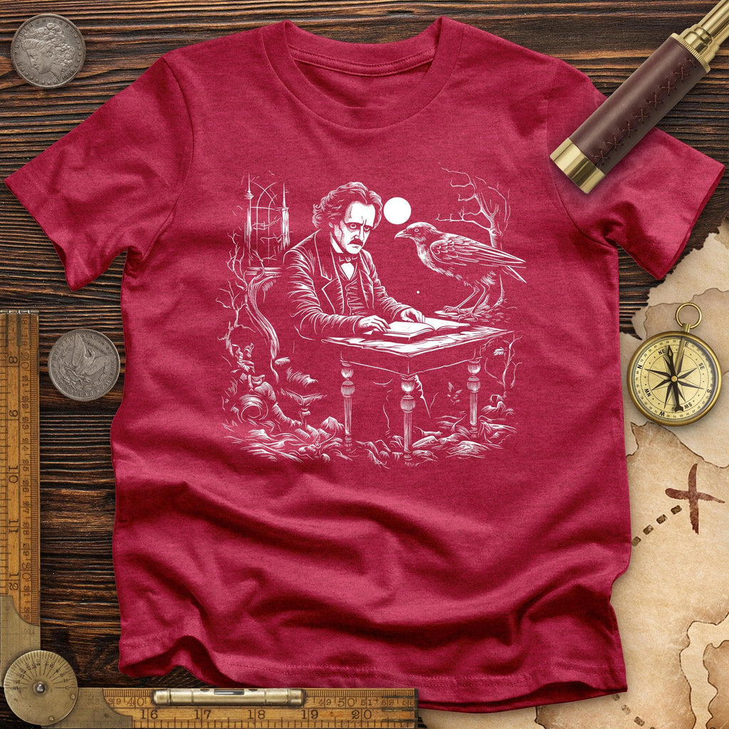 Edgar Allan Poe Premium Quality Tee Hoodie, Sweatshirt | ZylaModa.com (Image 4)