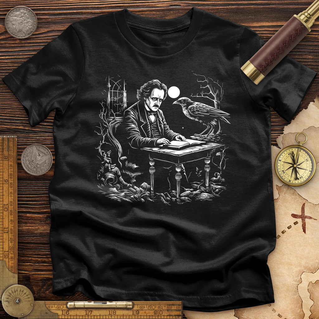 Edgar Allan Poe Premium Quality Tee Hoodie, Sweatshirt | ZylaModa.com (Image 2)