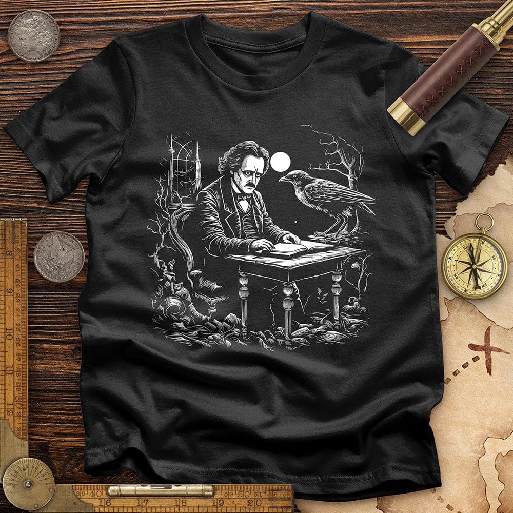 Edgar Allan Poe T-Shirt Hoodie, Sweatshirt | ZylaModa.com (Image 2)
