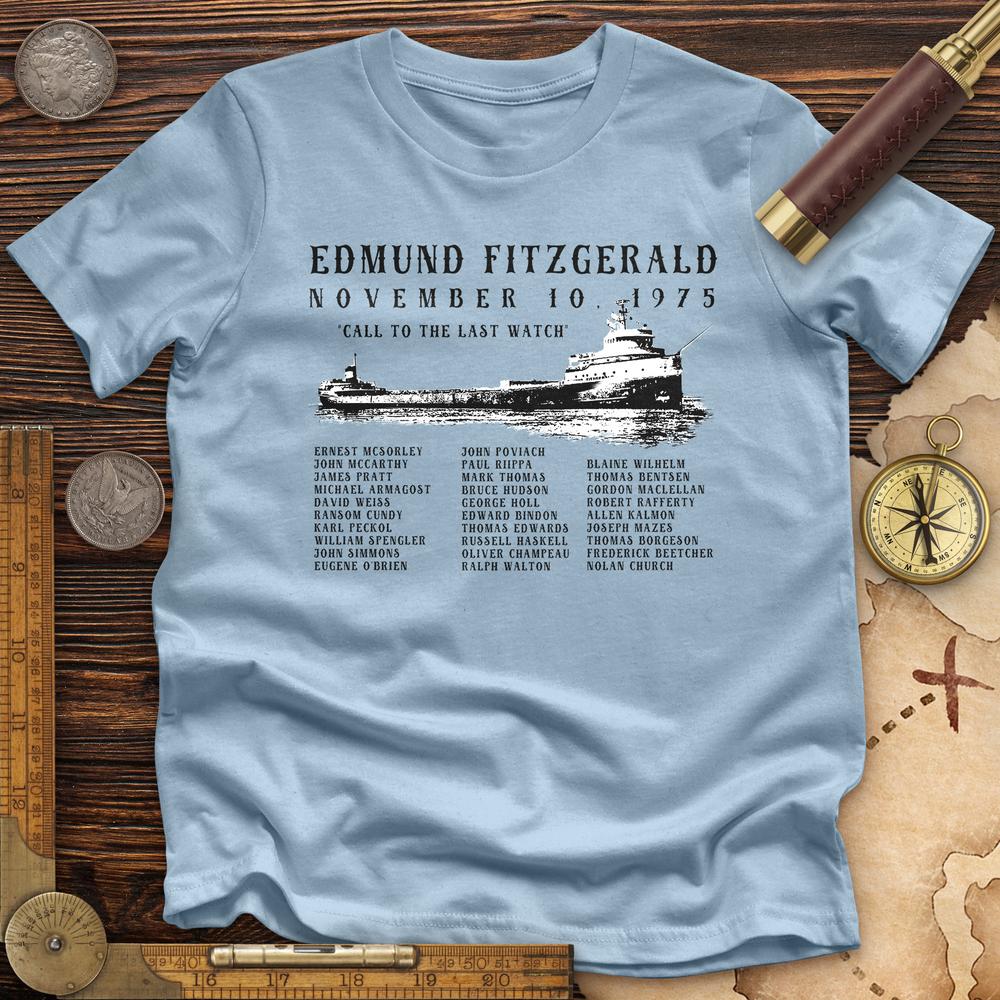 Edmund Fitzgerald Premium Quality Tee Hoodie, Sweatshirt | ZylaModa.com (Image 1)