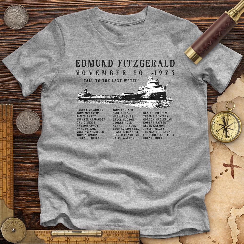 Edmund Fitzgerald Premium Quality Tee Hoodie, Sweatshirt | ZylaModa.com (Image 2)