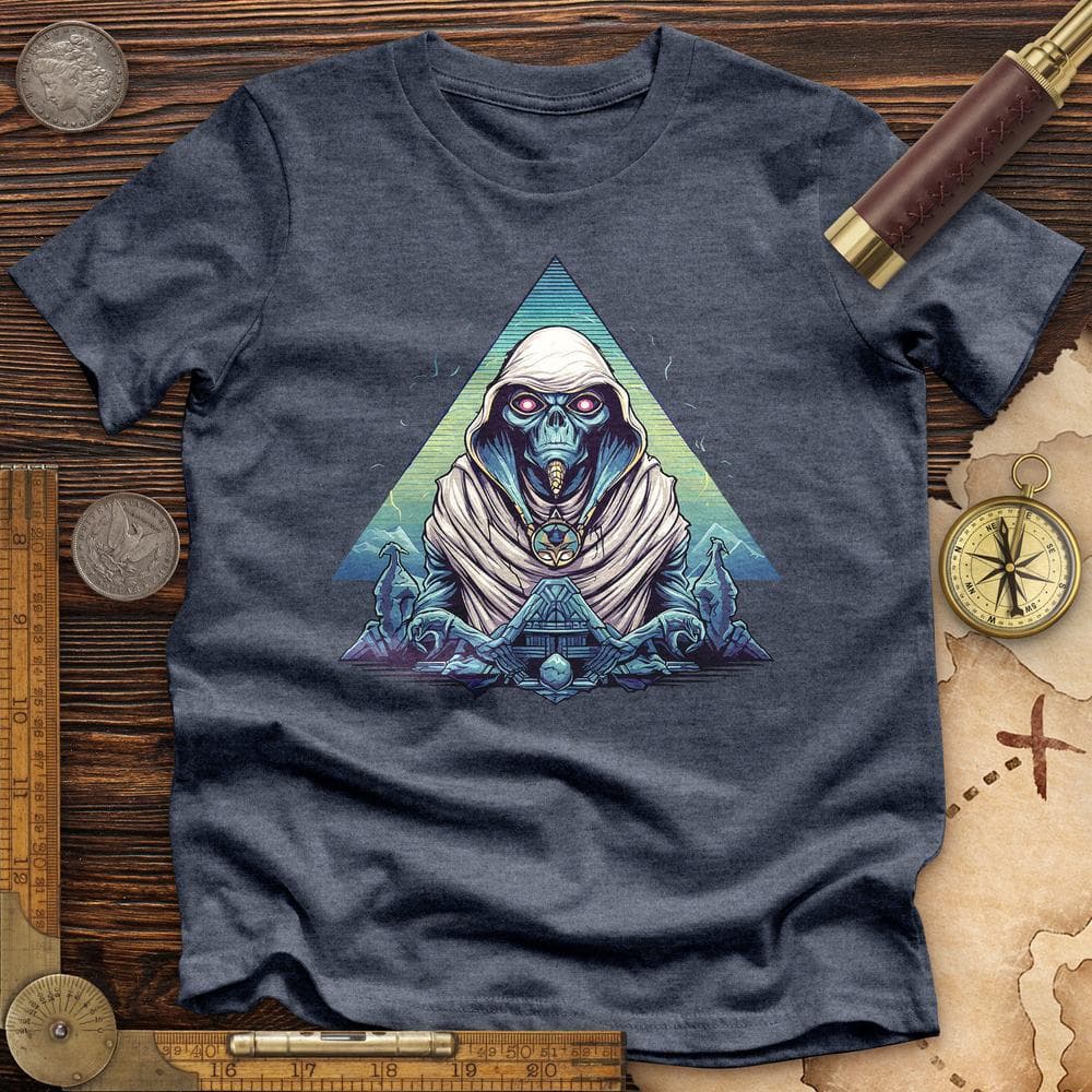 Egyptian God in a Pyramid Premium Quality Tee Hoodie, Sweatshirt | ZylaModa.com (Image 4)