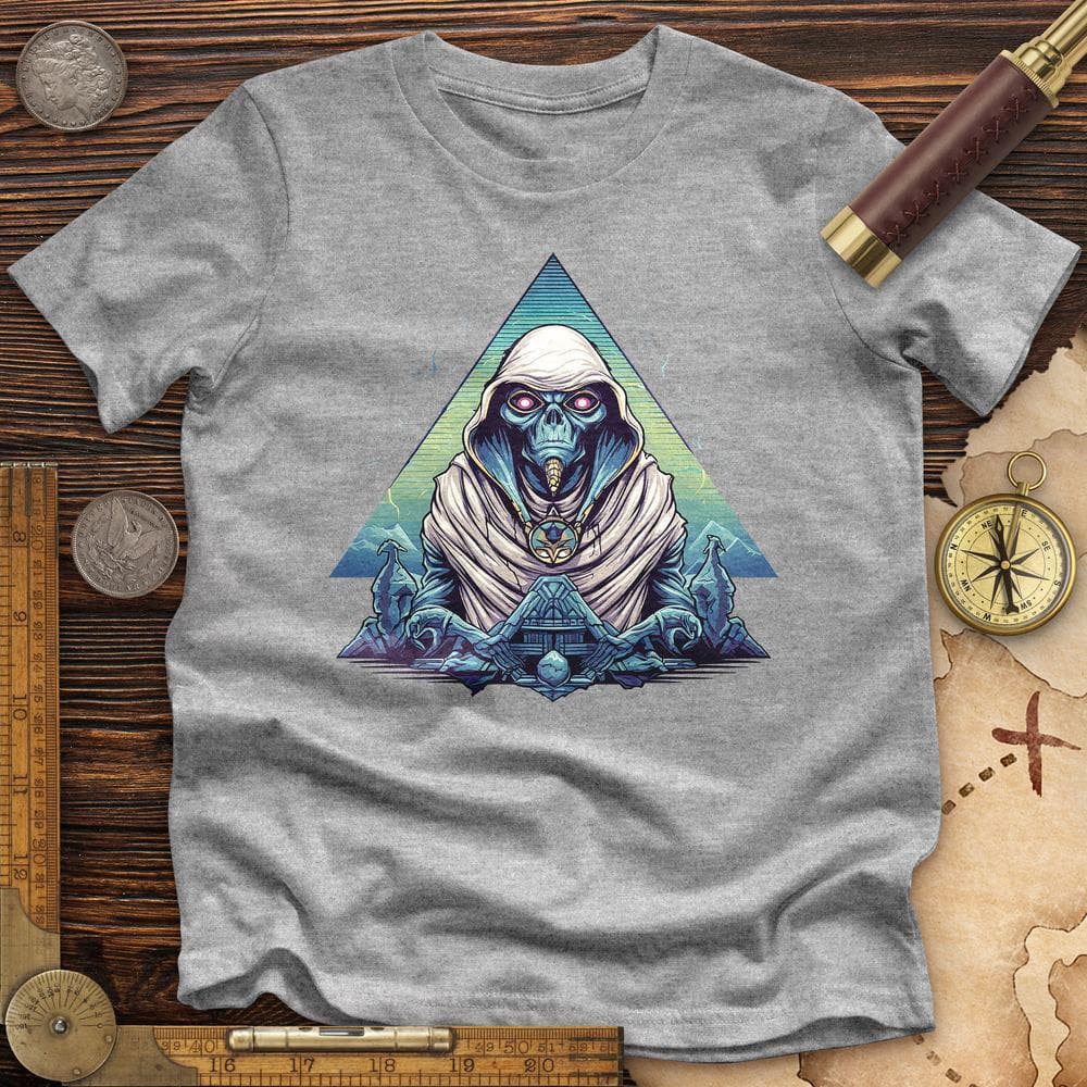 Egyptian God in a Pyramid Premium Quality Tee Hoodie, Sweatshirt | ZylaModa.com (Image 1)