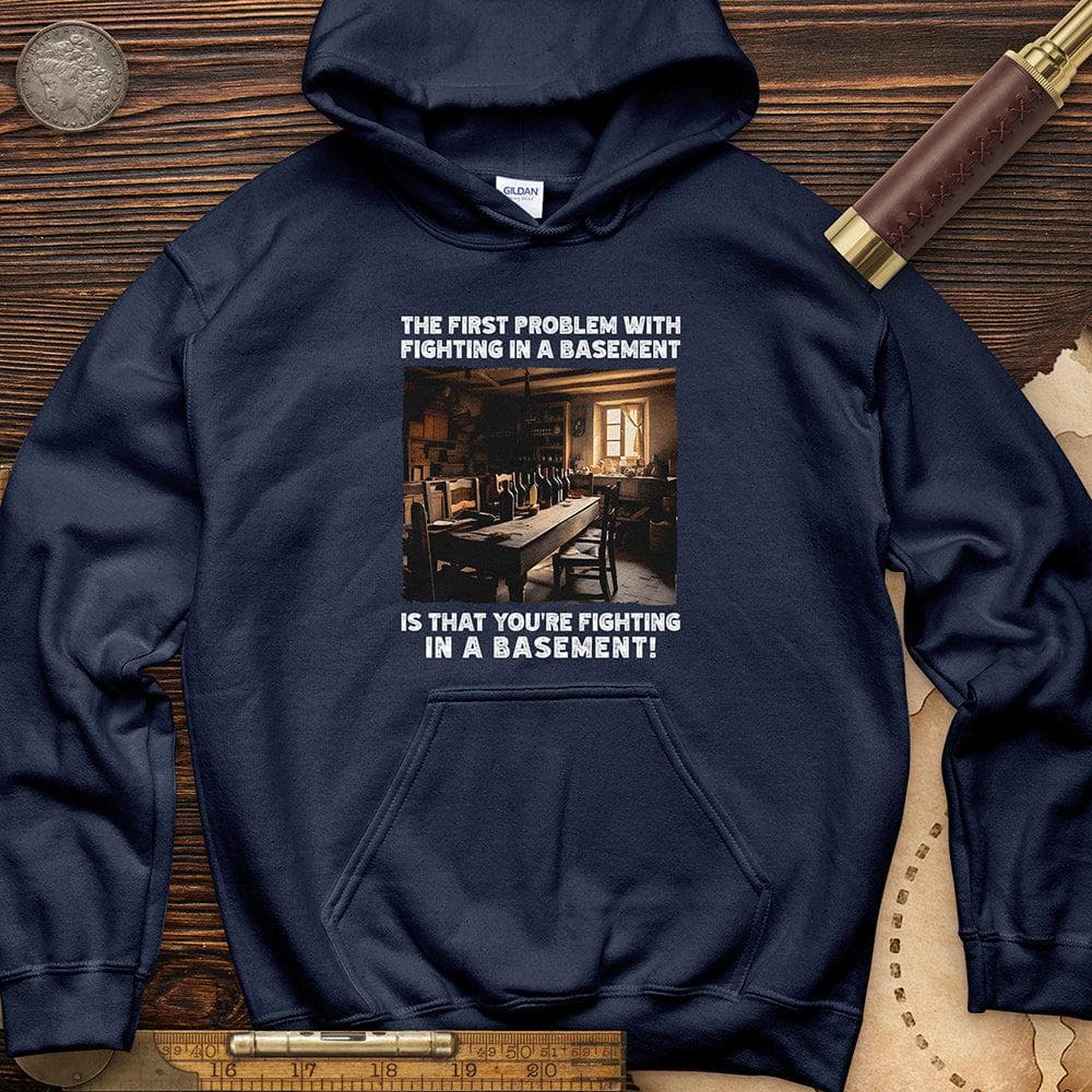 Fighting in a Basement Hoodie T-Shirts, Sweatshirt | ZylaModa.com (Image 4)