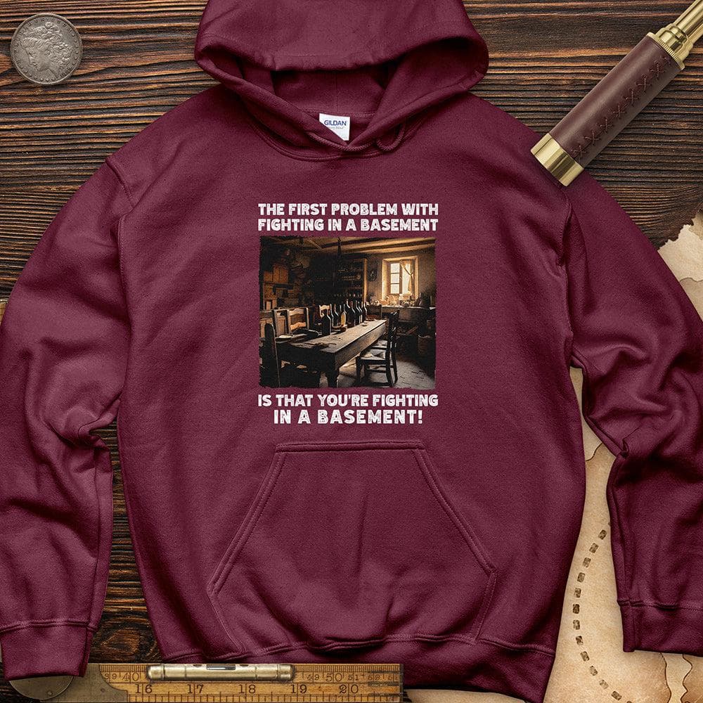 Fighting in a Basement Hoodie T-Shirts, Sweatshirt | ZylaModa.com (Image 3)