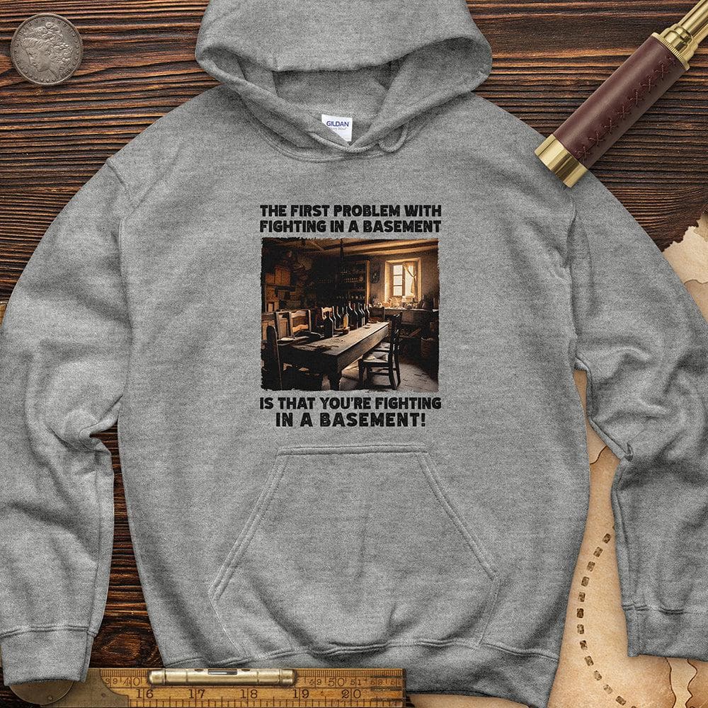 Fighting in a Basement Hoodie T-Shirts, Sweatshirt | ZylaModa.com (Image 5)
