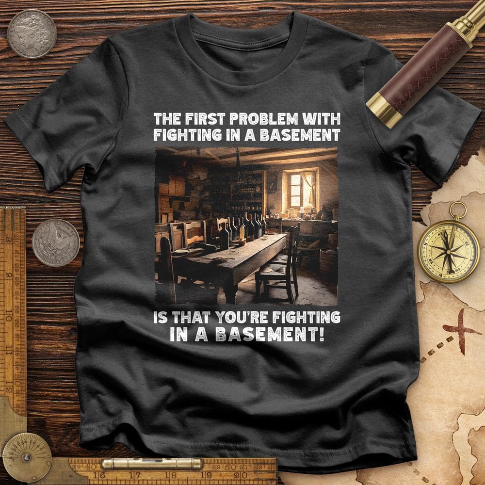 Fighting in a Basement T-Shirt Hoodie, Sweatshirt | ZylaModa.com (Image 3)