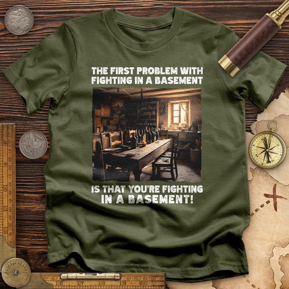 Fighting in a Basement T-Shirt Hoodie, Sweatshirt | ZylaModa.com (Image 1)