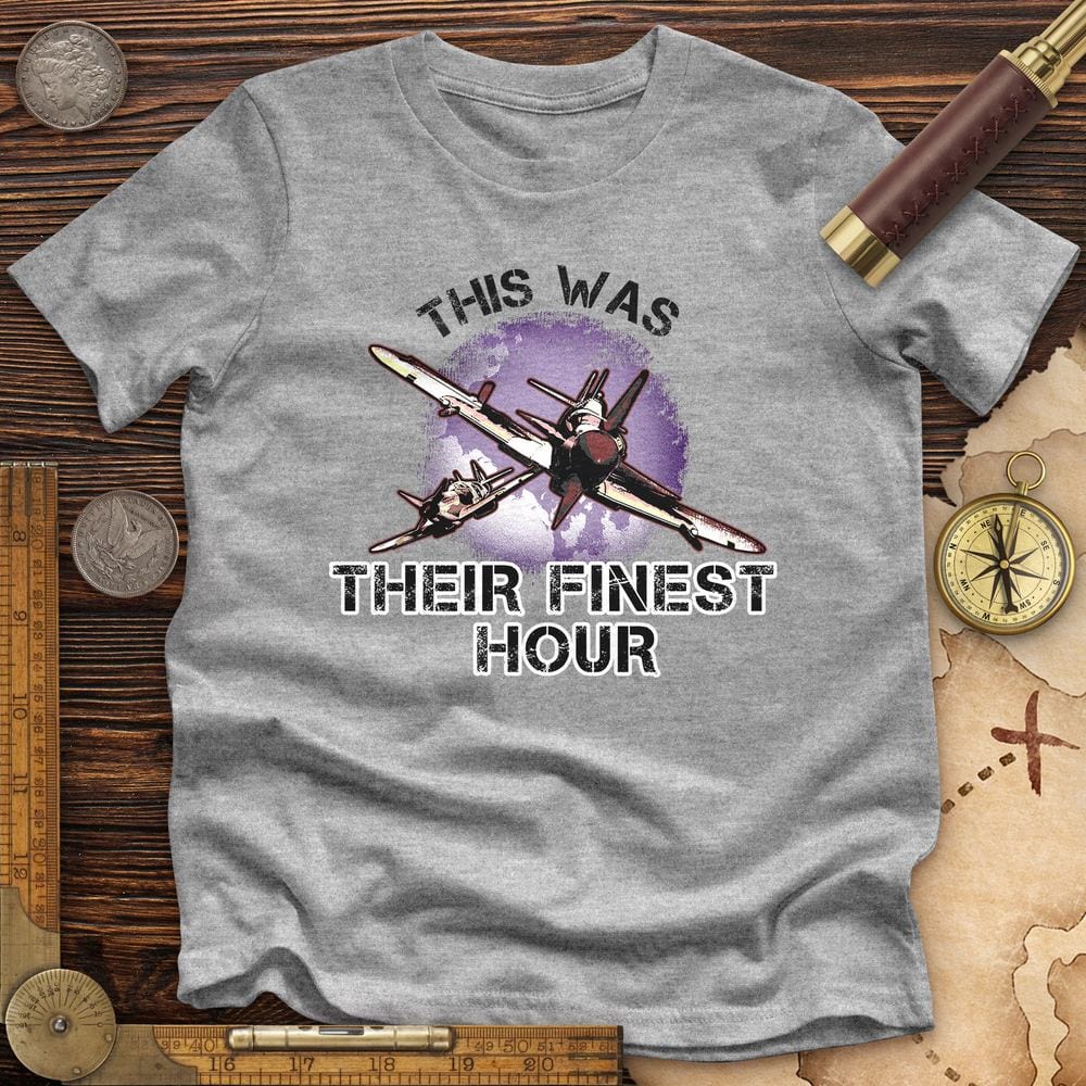 Finest Hour Premium Quality Tee Hoodie, Sweatshirt | ZylaModa.com (Image 2)