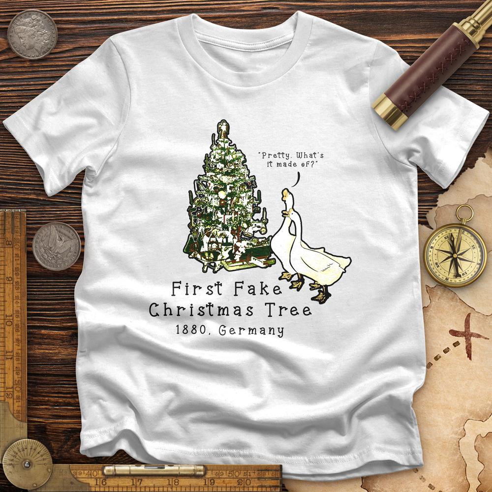 First Fake Christmas Tree T-Shirt Hoodie, Sweatshirt | ZylaModa.com (Image 1)