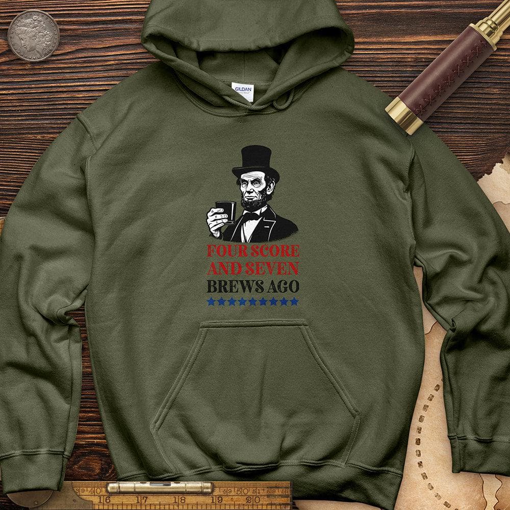 Four Score and Seven Brews Ago Hoodie T-Shirts, Sweatshirt | ZylaModa.com (Image 1)
