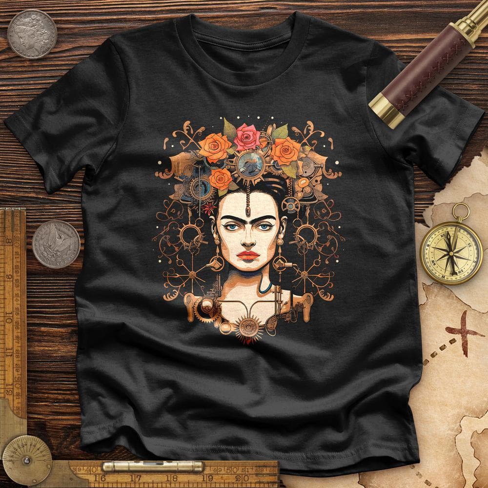 Frida Kahlo Steampunk Premium Quality Tee Hoodie, Sweatshirt | ZylaModa.com (Image 2)
