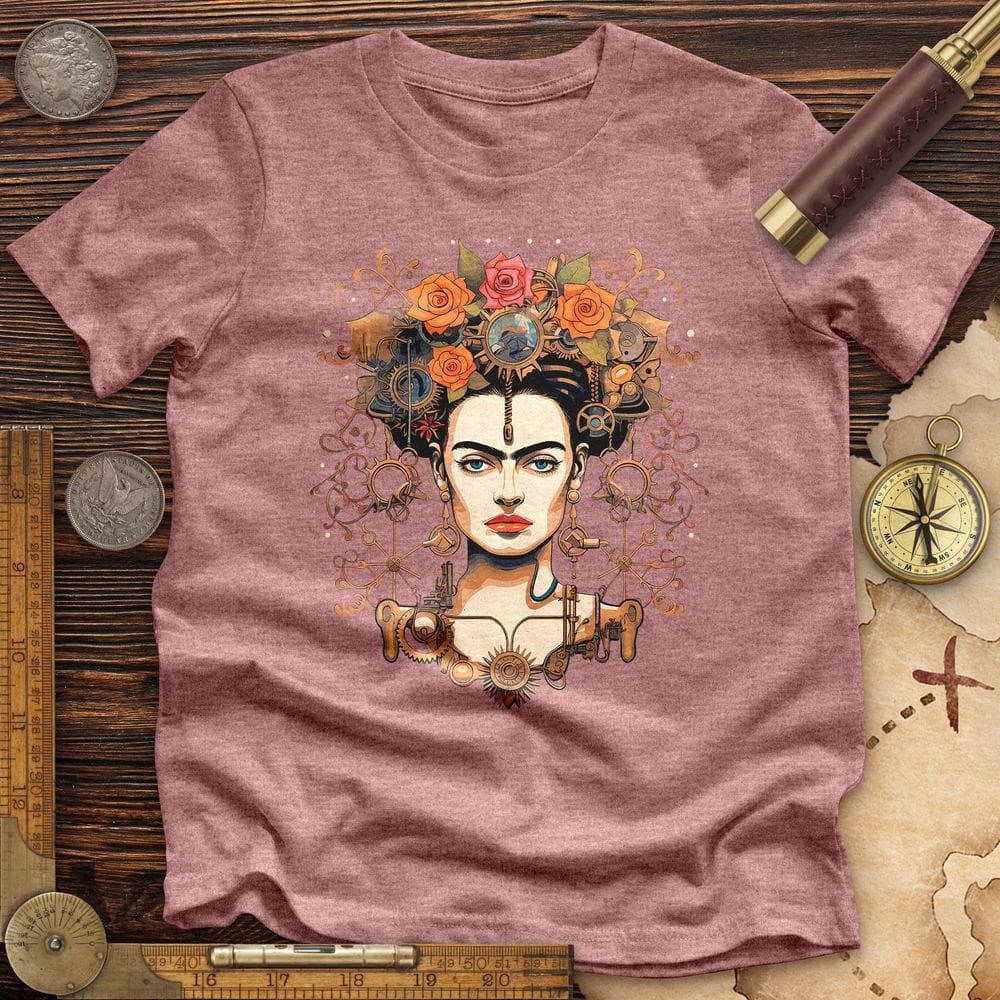 Frida Kahlo Steampunk Premium Quality Tee Hoodie, Sweatshirt | ZylaModa.com (Image 4)