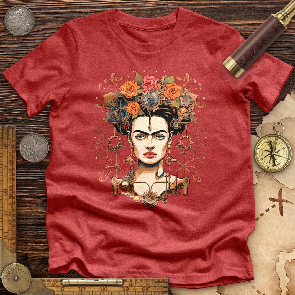 Frida Kahlo Steampunk Premium Quality Tee Hoodie, Sweatshirt | ZylaModa.com (Image 5)