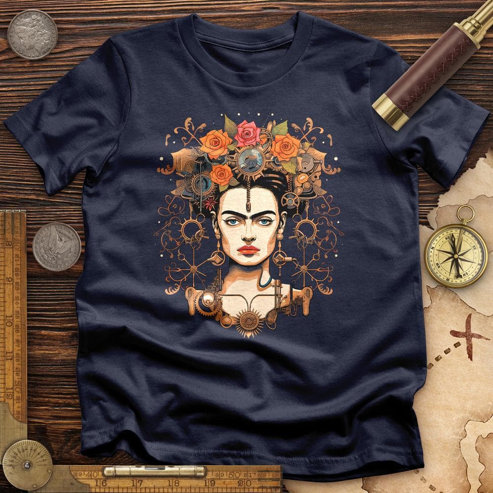 Frida Kahlo Steampunk T-Shirt Hoodie, Sweatshirt | ZylaModa.com (Image 4)