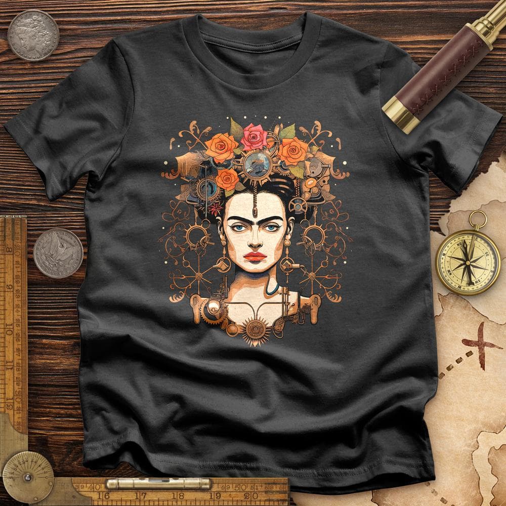 Frida Kahlo Steampunk T-Shirt Hoodie, Sweatshirt | ZylaModa.com (Image 1)