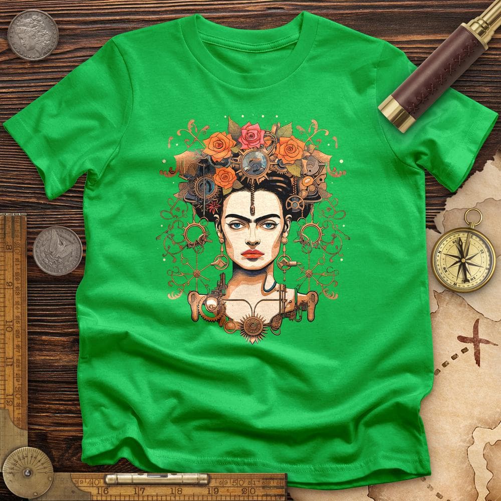 Frida Kahlo Steampunk T-Shirt Hoodie, Sweatshirt | ZylaModa.com (Image 3)