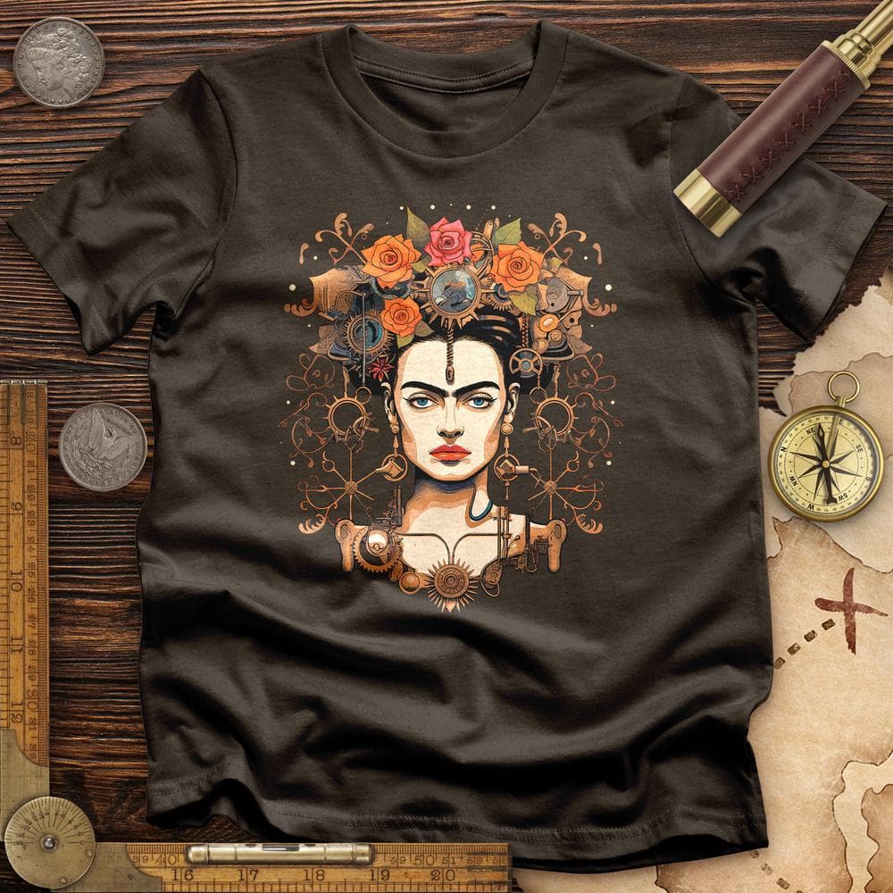 Frida Kahlo Steampunk T-Shirt Hoodie, Sweatshirt | ZylaModa.com (Image 2)
