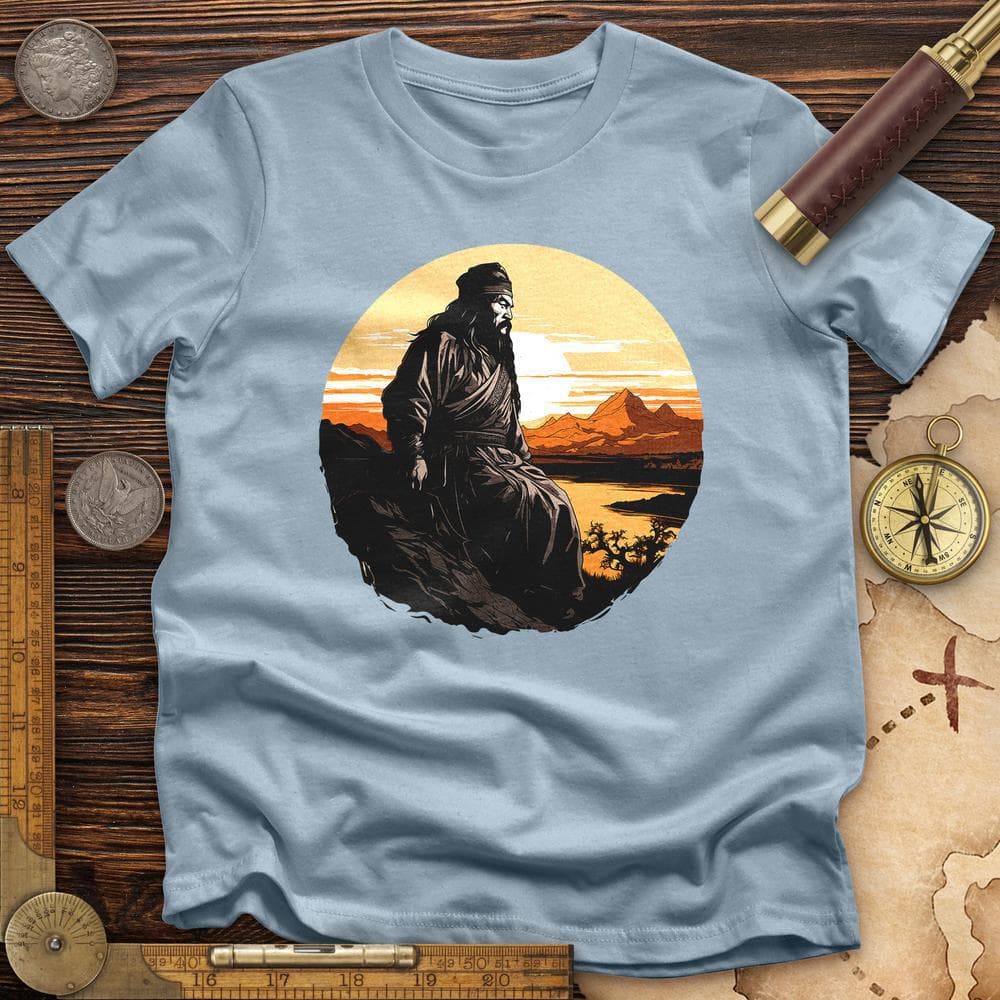 Genghis Khan Sunset Premium Quality Tee Hoodie, Sweatshirt | ZylaModa.com (Image 1)