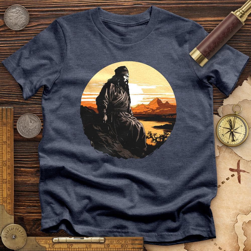 Genghis Khan Sunset Premium Quality Tee Hoodie, Sweatshirt | ZylaModa.com (Image 5)