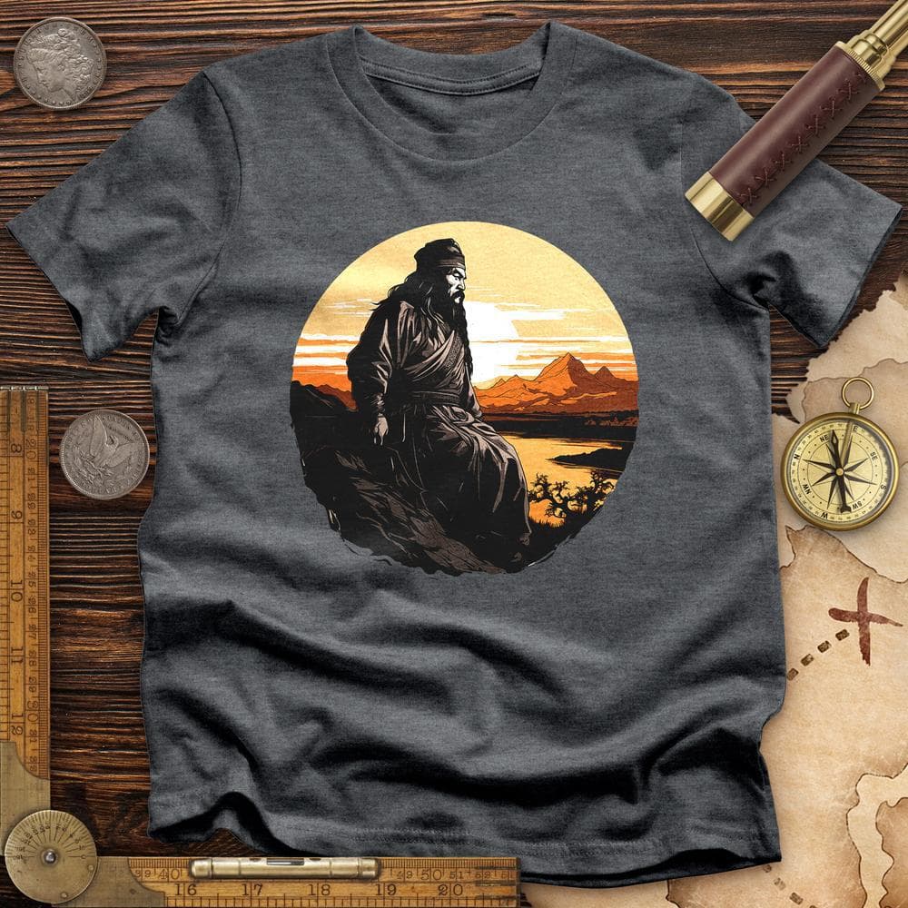 Genghis Khan Sunset Premium Quality Tee Hoodie, Sweatshirt | ZylaModa.com (Image 4)