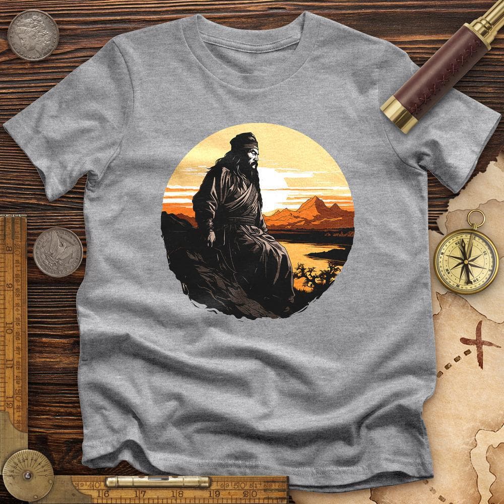 Genghis Khan Sunset Premium Quality Tee Hoodie, Sweatshirt | ZylaModa.com (Image 2)