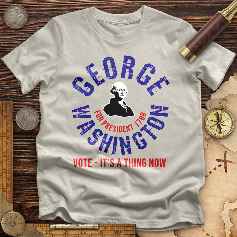 George Washington For President T-Shirt Hoodie, Sweatshirt | ZylaModa.com (Image 3)