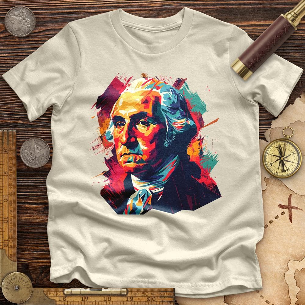 George Washington Vibrant Premium QualityTee T-Shirts, Hoodie, Sweatshirt | ZylaModa.com (Image 2)